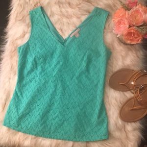 Banana Republic Eyelet Tank